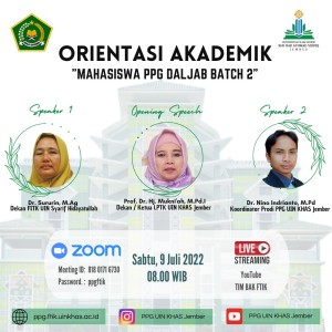 Orientasi Akademik Mahasiswa PPG Daljab Batch 2 Sukses Dilaksanakan Secara Daring